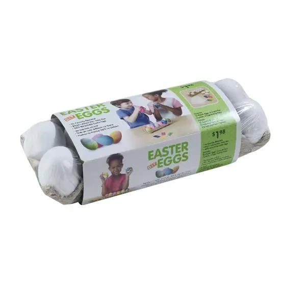 12CT Easter Eggs with 4 colors dye liquid decoration