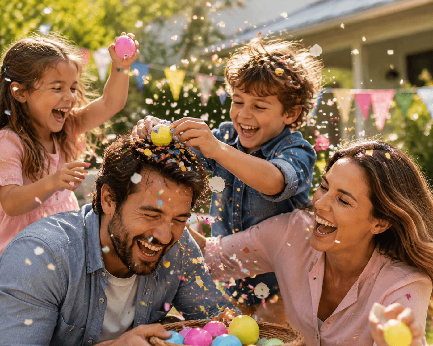Holiday Party Favor Ideas for Family Gatherings-Confetti Eggs